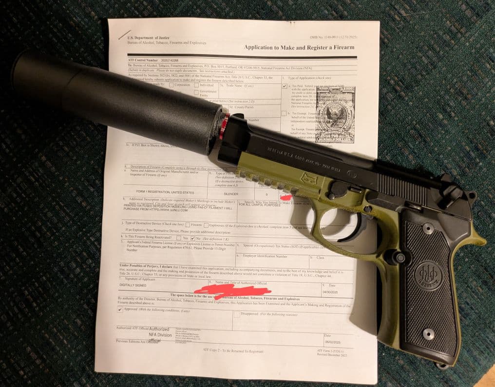 Approved form and can